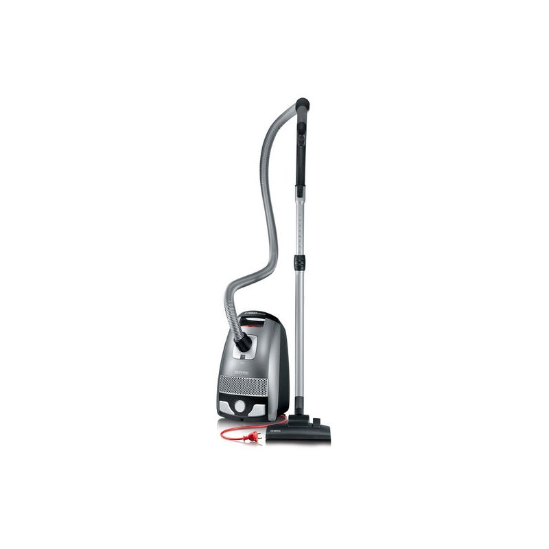 SEVERIN aspirateur S'Power Snowwhite BC 7045, filtre HEPA, 750 watts, gris platine